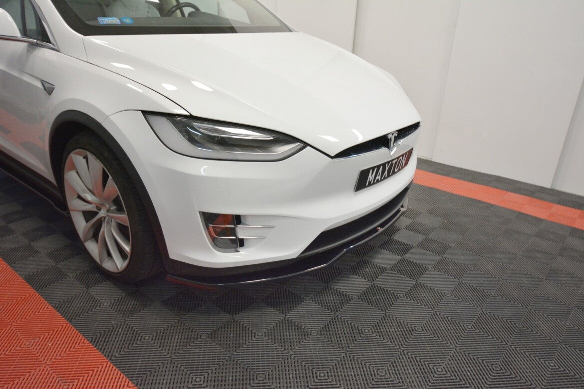 Frontlippe V.2 passend für Tesla MODEL X schwarz Hochglanz