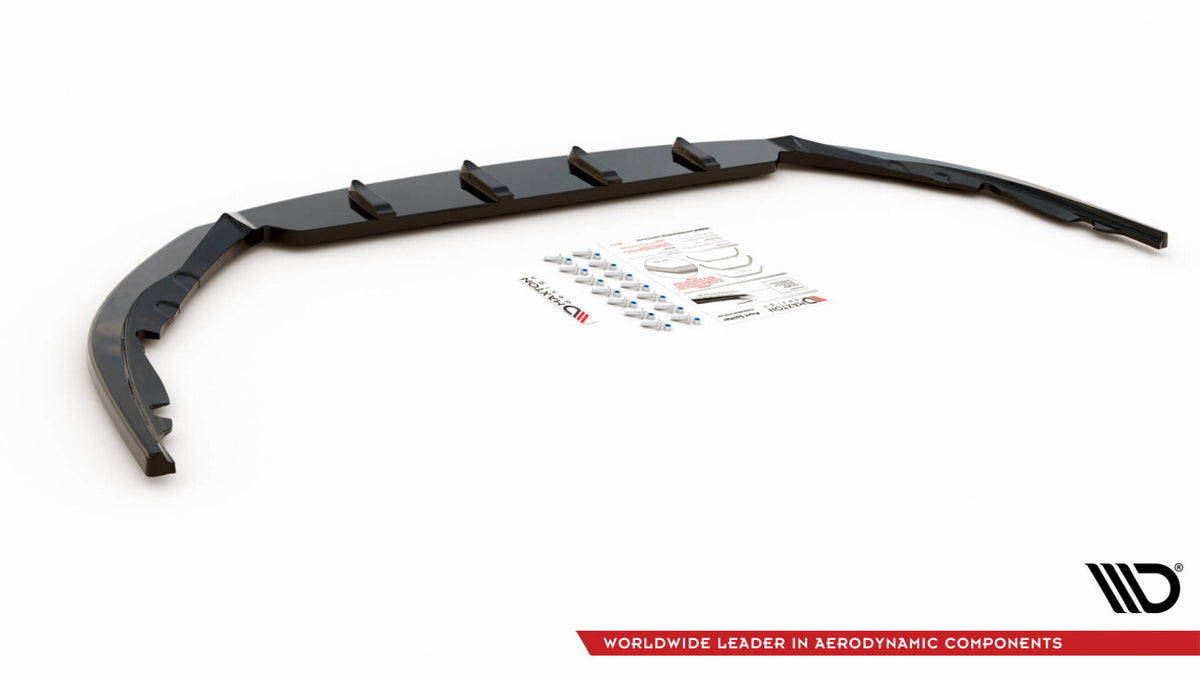Frontlippe V.2 passend für Toyota Avensis Mk3 FL schwarz Hochglanz