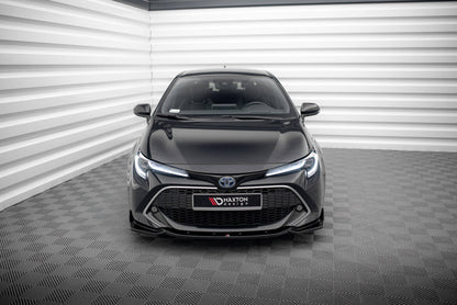 Frontlippe V.2 passend für Toyota Corolla XII Touring Sports/ Hatchback schwarz Hochglanz