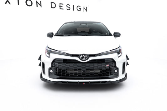 Frontlippe V.2 passend für Toyota GR Corolla Mk12 schwarz Hochglanz