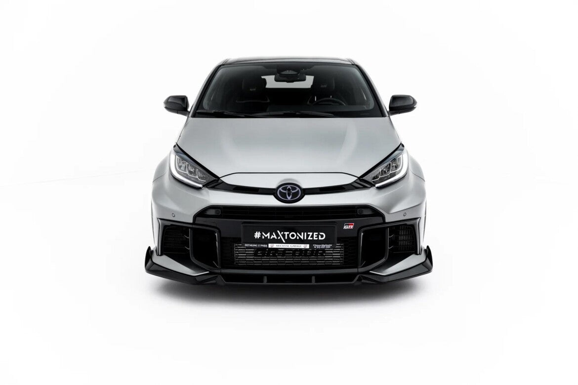 Frontlippe V.2 passend für Toyota GR Yaris Mk4 Facelift schwarz Hochglanz
