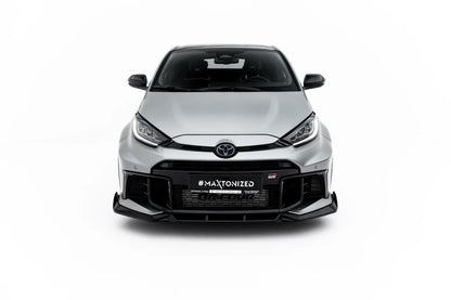 Frontlippe V.2 passend für Toyota GR Yaris Mk4 Facelift schwarz Hochglanz