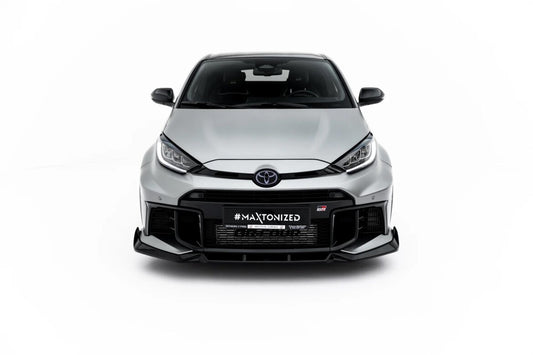 Frontlippe V.2 passend für Toyota GR Yaris Mk4 Facelift schwarz Hochglanz