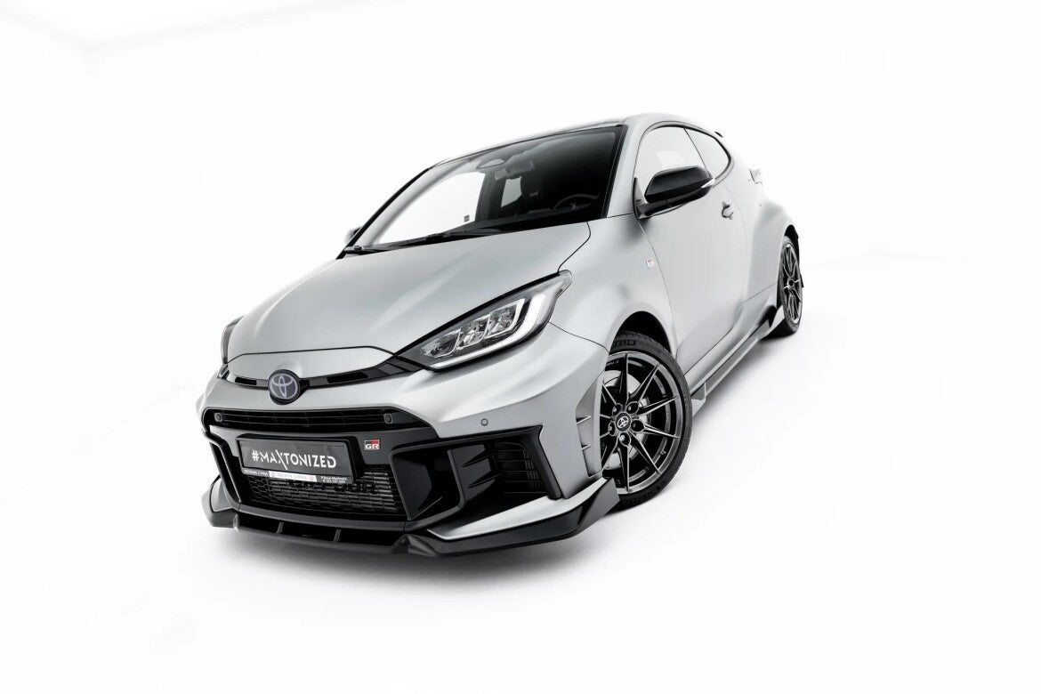 Frontlippe V.2 passend für Toyota GR Yaris Mk4 Facelift schwarz Hochglanz