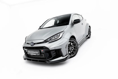 Frontlippe V.2 passend für Toyota GR Yaris Mk4 Facelift schwarz Hochglanz