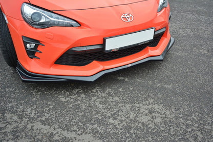 Frontlippe V.2 passend für Toyota GT86 FL schwarz Hochglanz