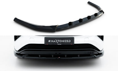 Frontlippe V.2 passend für Toyota Highlander Mk4 schwarz Hochglanz