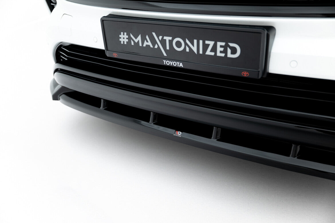 Frontlippe V.2 passend für Toyota Highlander Mk4 schwarz Hochglanz