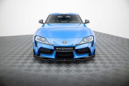 Frontlippe V.2 passend für Toyota Supra Mk5 schwarz Hochglanz