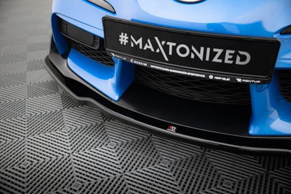 Frontlippe V.2 passend für Toyota Supra Mk5 schwarz Hochglanz