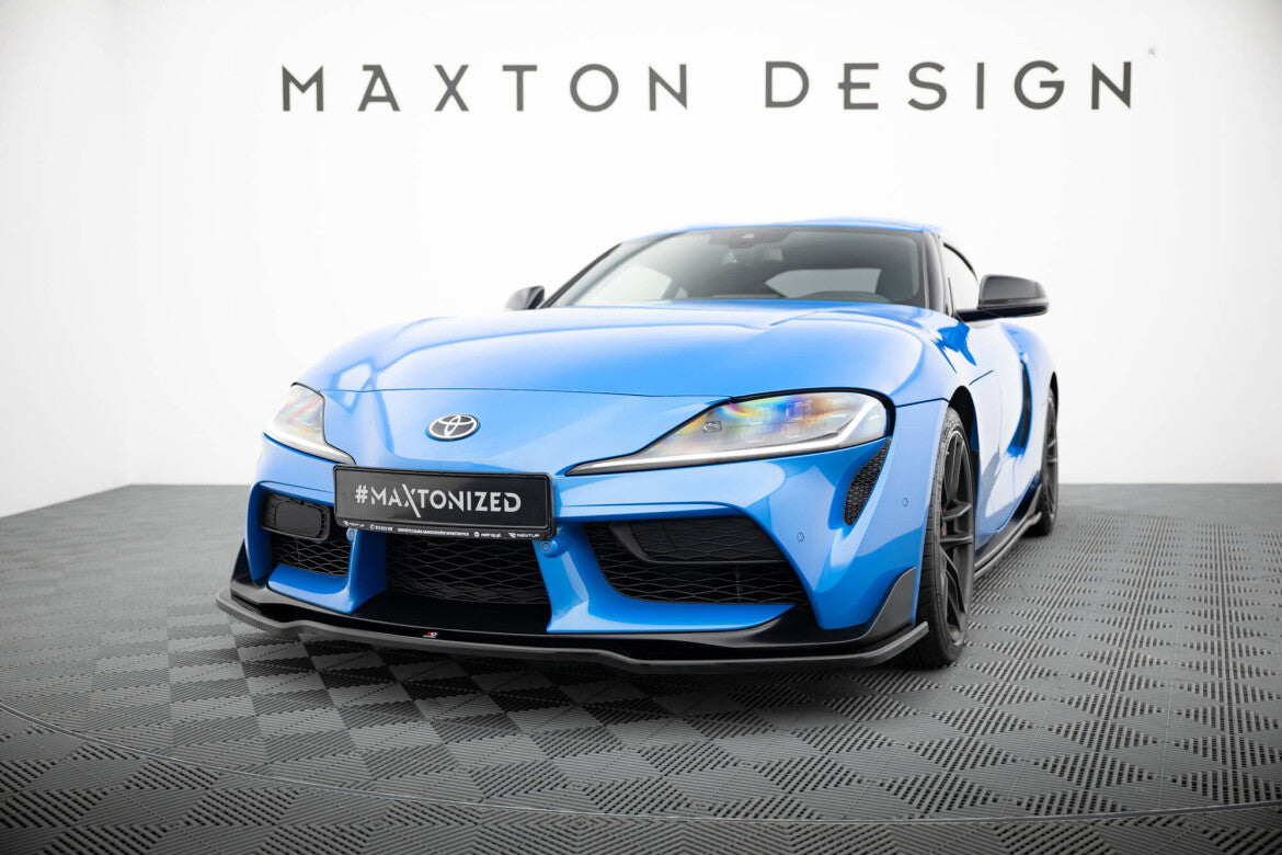 Frontlippe V.2 passend für Toyota Supra Mk5 schwarz Hochglanz