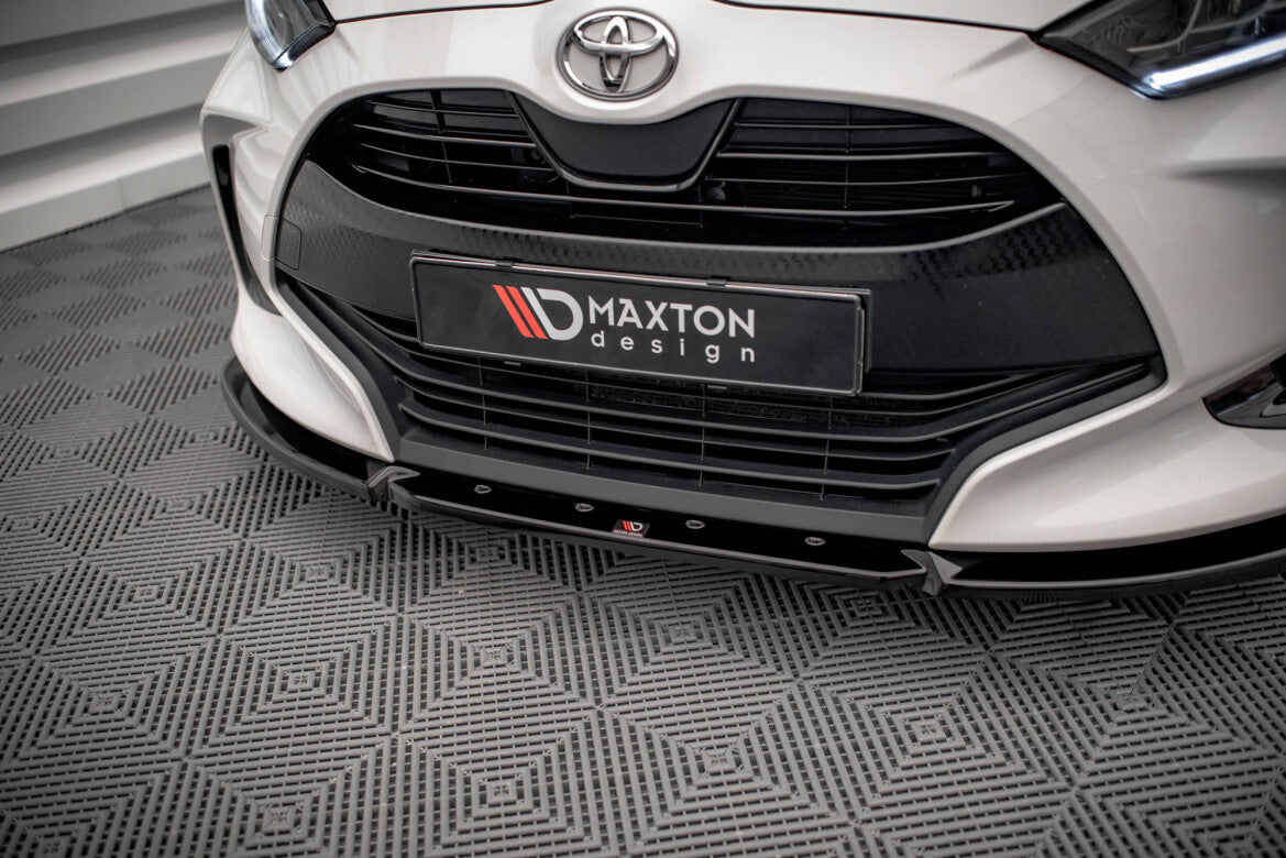 Frontlippe V.2 passend für Toyota Yaris Mk4 schwarz Hochglanz