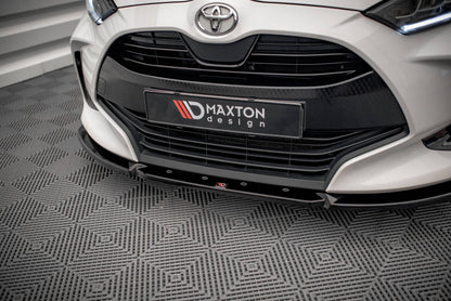Frontlippe V.2 passend für Toyota Yaris Mk4 schwarz Hochglanz