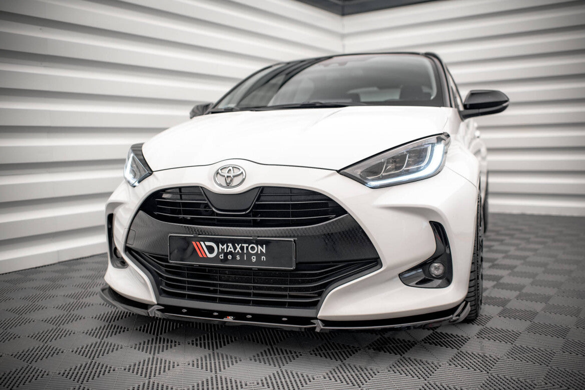 Frontlippe V.2 passend für Toyota Yaris Mk4 schwarz Hochglanz