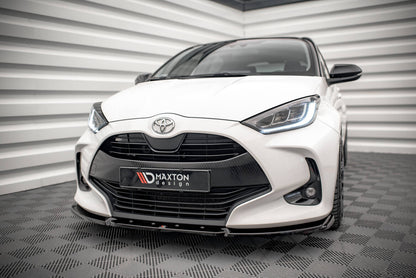 Frontlippe V.2 passend für Toyota Yaris Mk4 schwarz Hochglanz