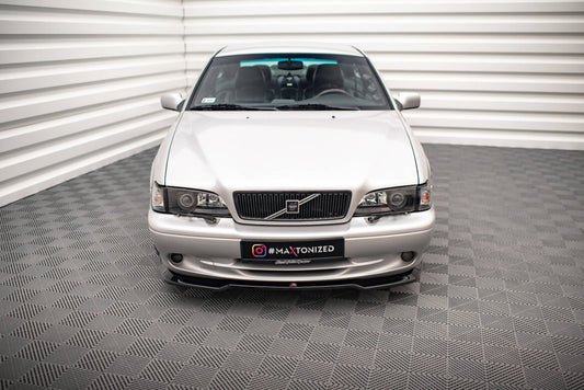 Frontlippe V.2 passend für Volvo C70 Mk1 schwarz Hochglanz