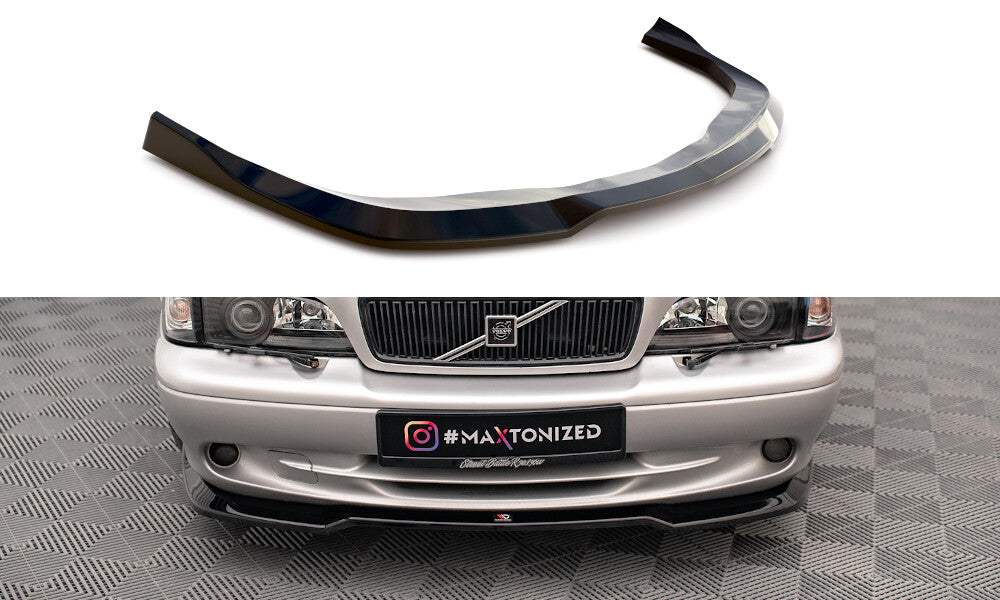 Frontlippe V.2 passend für Volvo C70 Mk1 schwarz Hochglanz