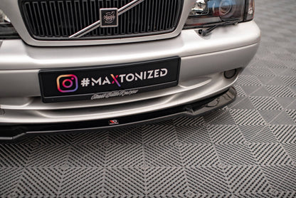 Frontlippe V.2 passend für Volvo C70 Mk1 schwarz Hochglanz