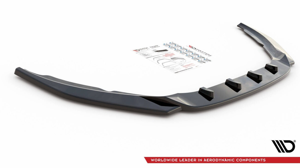 Frontlippe V.2 passend für Volvo S60 R-Design Mk2 FL schwarz Hochglanz