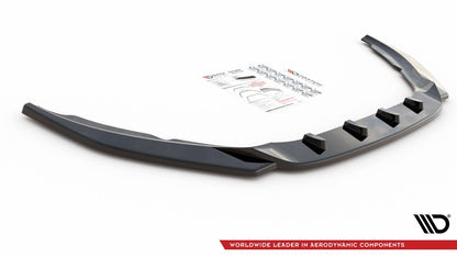 Frontlippe V.2 passend für Volvo S60 R-Design Mk2 FL schwarz Hochglanz