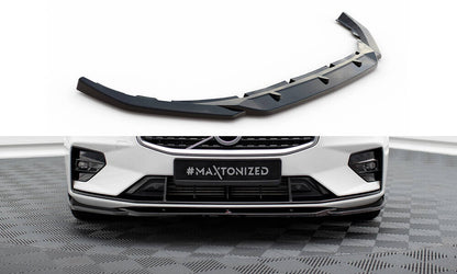 Frontlippe V.2 passend für Volvo S60/V60 R-Design Mk3 schwarz Hochglanz