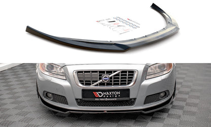 Frontlippe V.2 passend für Volvo V70 Mk3 schwarz Hochglanz
