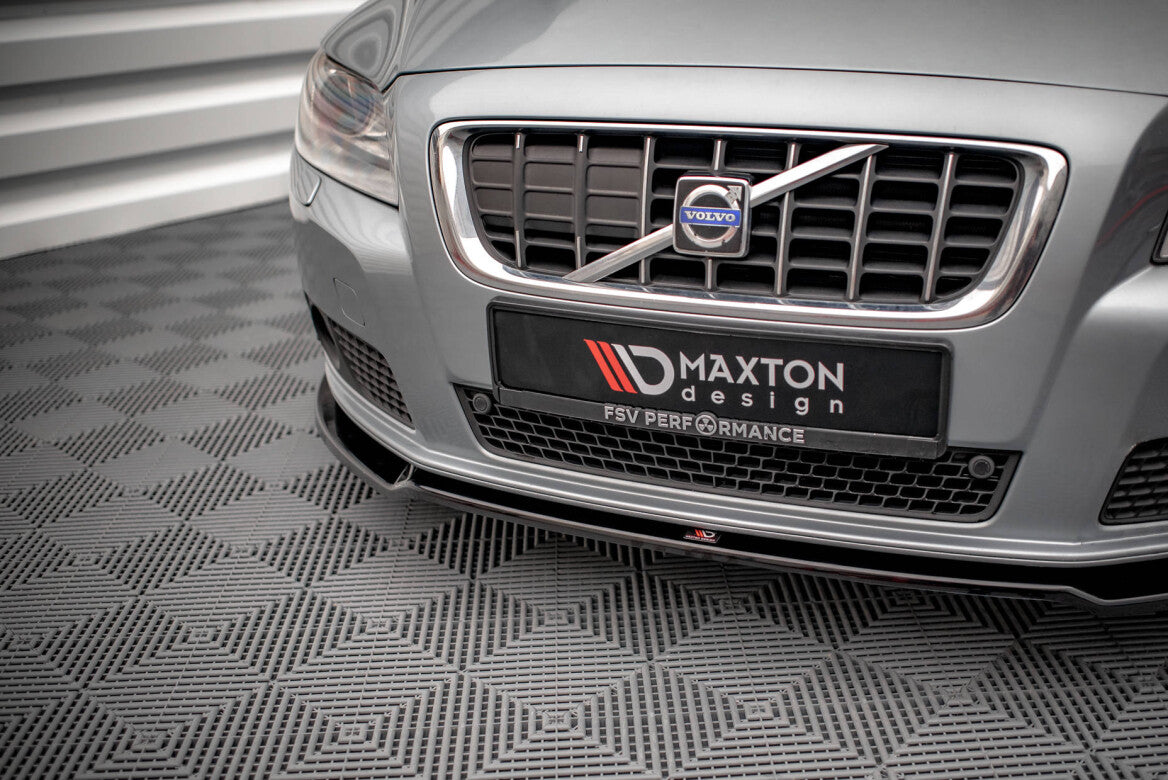 Frontlippe V.2 passend für Volvo V70 Mk3 schwarz Hochglanz