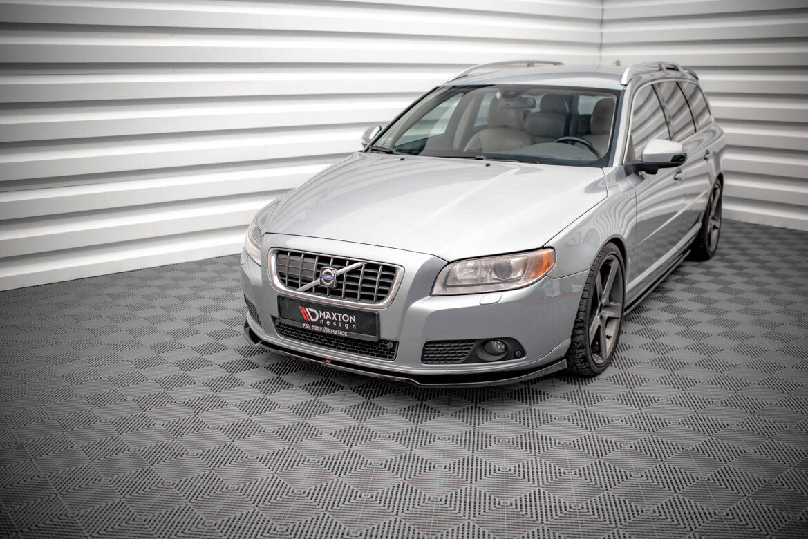 Frontlippe V.2 passend für Volvo V70 Mk3 schwarz Hochglanz