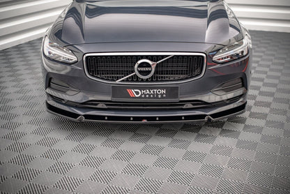 Frontlippe V.2 passend für Volvo V90 Mk2 schwarz Hochglanz