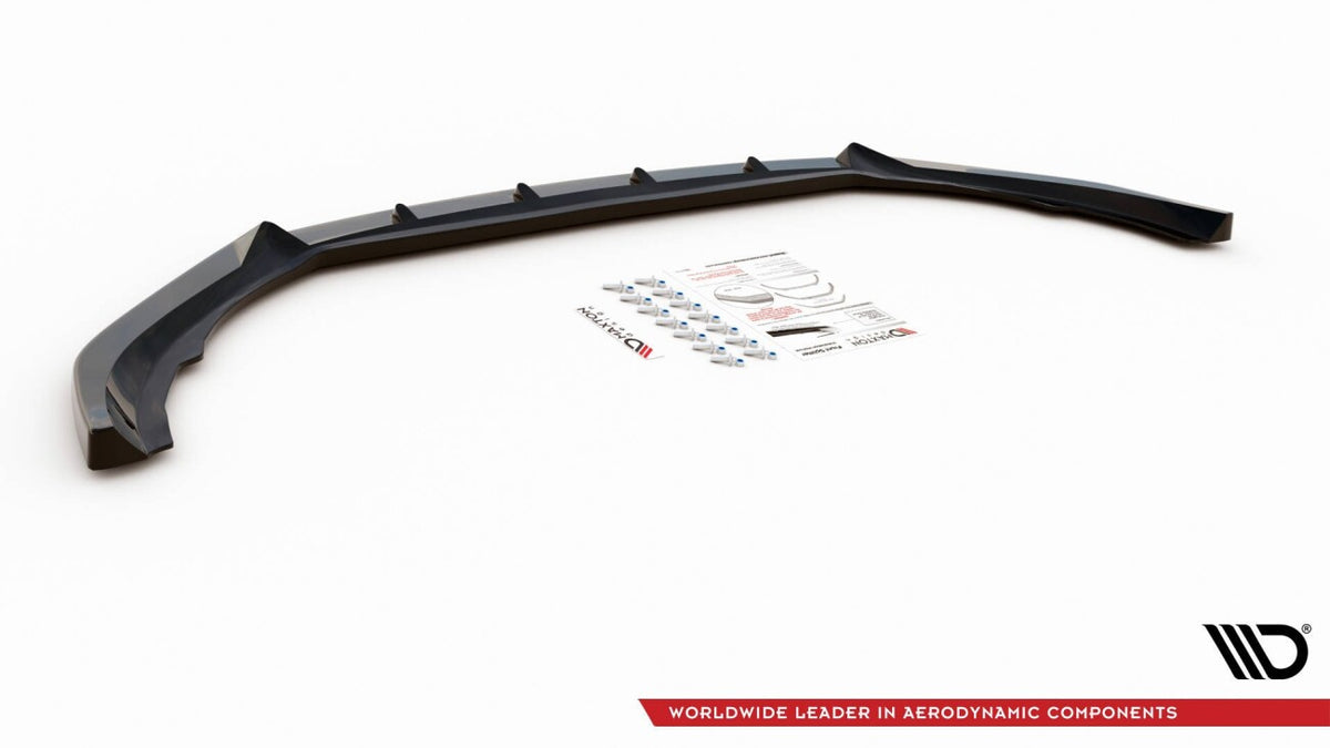 Frontlippe V.2 passend für Volvo V90 Mk2 schwarz Hochglanz