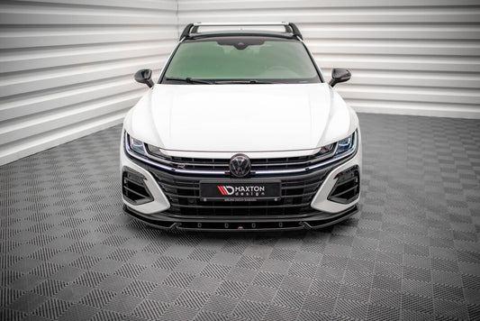 Frontlippe V.2 passend für VW Arteon R Limousine / Shooting Brake Mk1 FL schwarz Hochglanz