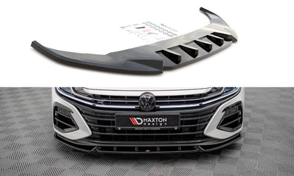 Frontlippe V.2 passend für VW Arteon R Limousine / Shooting Brake Mk1 FL schwarz Hochglanz