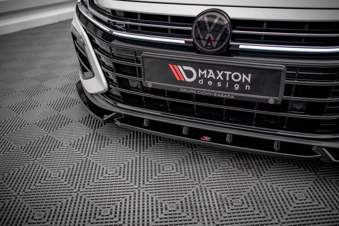 Frontlippe V.2 passend für VW Arteon R Limousine / Shooting Brake Mk1 FL schwarz Hochglanz