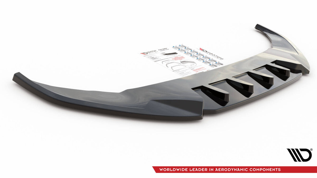 Frontlippe V.2 passend für VW Arteon R Limousine / Shooting Brake Mk1 FL schwarz Hochglanz