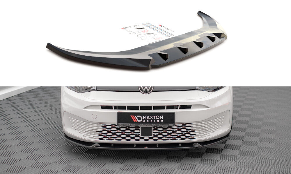 Frontlippe V.2 passend für VW Caddy Mk5 schwarz Hochglanz