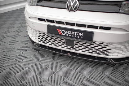 Frontlippe V.2 passend für VW Caddy Mk5 schwarz Hochglanz