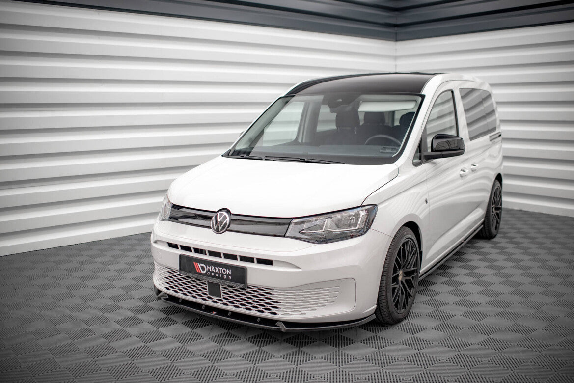 Frontlippe V.2 passend für VW Caddy Mk5 schwarz Hochglanz