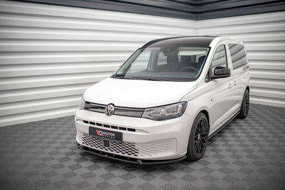 Frontlippe V.2 passend für VW Caddy Mk5 schwarz Hochglanz