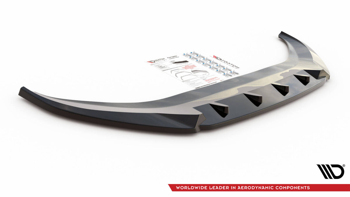 Frontlippe V.2 passend für VW Caddy Mk5 schwarz Hochglanz