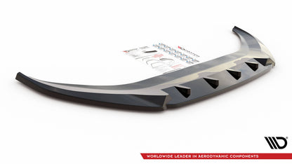 Frontlippe V.2 passend für VW Caddy Mk5 schwarz Hochglanz