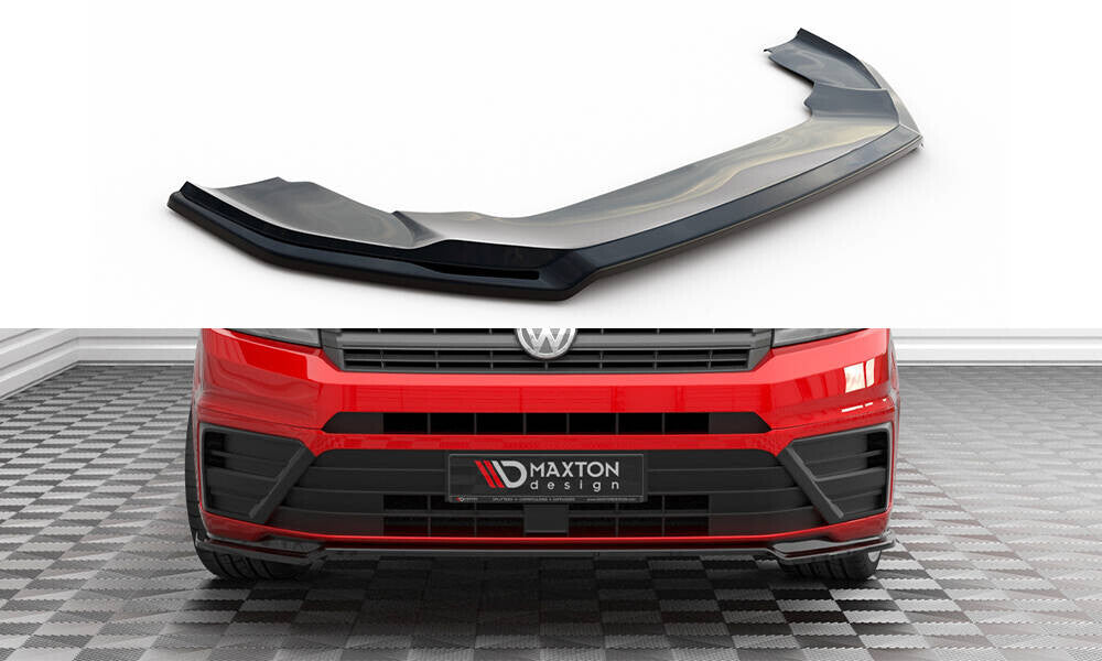 Frontlippe V.2 passend für VW Crafter Mk2 schwarz Hochglanz
