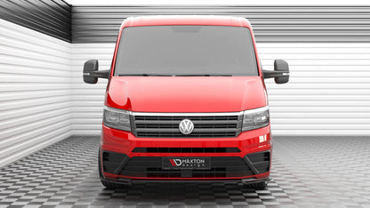 Frontlippe V.2 passend für VW Crafter Mk2 schwarz Hochglanz