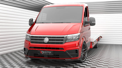 Frontlippe V.2 passend für VW Crafter Mk2 schwarz Hochglanz