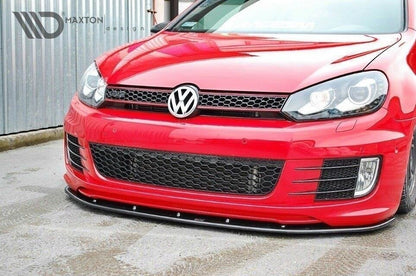 Frontlippe V.2 passend für VW Golf 6 (passend für Golf GTI 35TH) schwarz Hochglanz