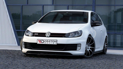 Frontlippe V.2 passend für VW Golf 6 (passend für Golf GTI 35TH) schwarz Hochglanz