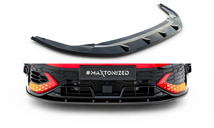 Frontlippe V.2 passend für VW Golf GTI Clubsport Mk8 FL schwarz Hochglanz