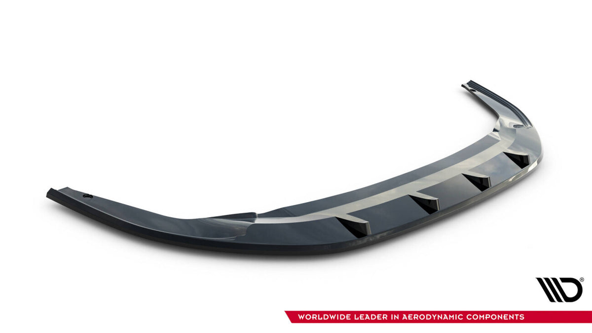 Frontlippe V.2 passend für VW Golf GTI Clubsport Mk8 FL schwarz Hochglanz