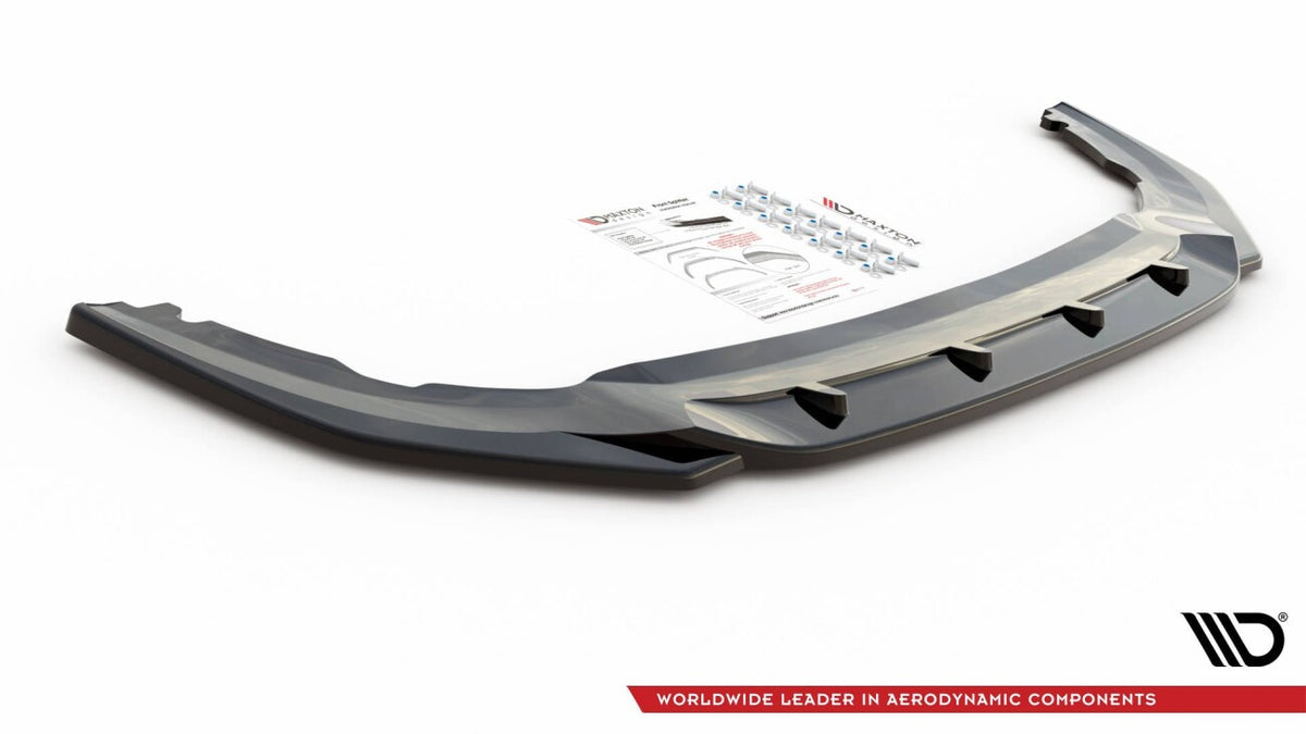 Frontlippe V.2 passend für VW Golf GTI Clubsport Mk8 schwarz Hochglanz