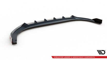 Frontlippe V.2 passend für VW Golf GTI / GTE / R-Line Mk8 FL schwarz Hochglanz + Flaps matt