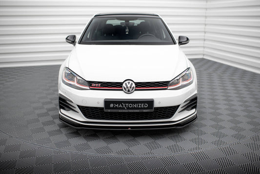 Frontlippe V.2 passend für VW Golf GTI Mk7 GTI FL schwarz Hochglanz